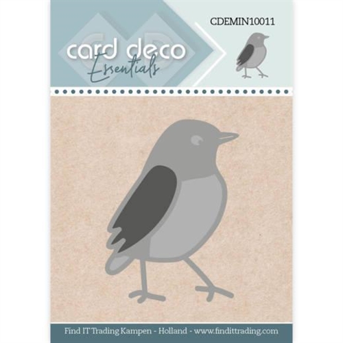 Card Deco dies Mini fugl 3,6x4,6cm